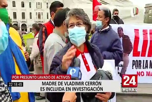 Ministerio Público: incluyen a madre de Vladimir Cerrón en investigación por lavado de activos