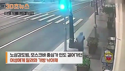 [30초뉴스] "절대 못 줘"…할머니 가방 뺏다 줄행랑 친 노상강도범