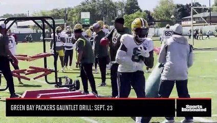 Download Video: Green Bay Packers Gauntlet Drill: Sept. 23