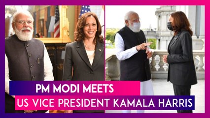 PM Modi Meets US Vice President Kamala Harris, Thanks Her Administration For Help During Covid-19 Second Wave