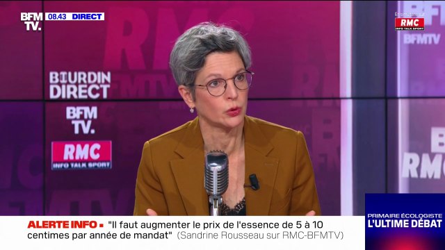 Sandrine Rousseau prône une tarification progressive sur les ressources