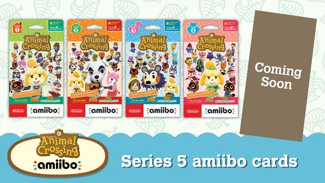 La série 5 des cartes Amiibo Animal Crossing arrive bientôt !
