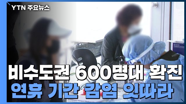 비수도권 신규 확진 600명대...연휴 기간 집단 감염 잇따라 / YTN