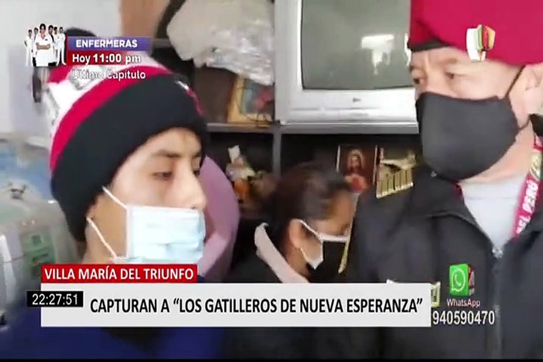VMT: capturan a "Los Gatilleros de Nueva Esperanza"