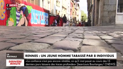 Rennes - Un jeune homme de 25 ans tabassé par huit individus le week-end dernier - La mère de la victime en colère - VIDEO