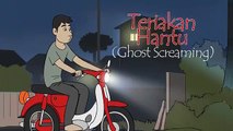 Kartun Lucu Teriakan Hantu - Ghost Screaming Funny Cartoon