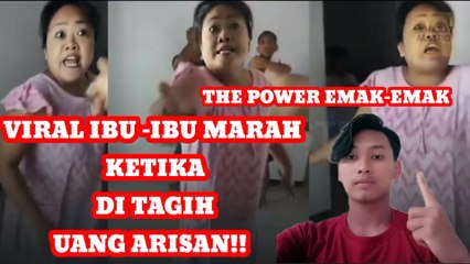 BERITA VIRAL IBU IBU MARAH KETIKA DI TAGIH UANG ARISAN!!