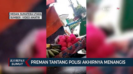 Ditangkap, Preman Ini Menangis