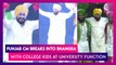 Punjab CM Charanjit Singh Channi Breaks Into Bhangra With College Kids At University Function