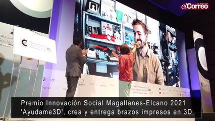 'Ayudame3D' gana el Premio Innovación Social Magallanes-Elcano 2021