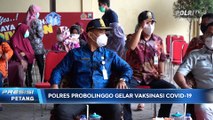 Kapolres Probolinggo Tinjau Vaksinasi & Salurkan Bansos Untuk Pemulung