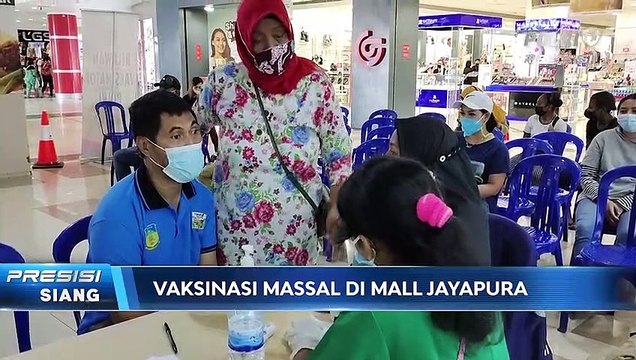 Permudah Akses Masyarakat, Polresta Jayapura Gelar Vaksinasi di Mall Jelang PON XX Papua