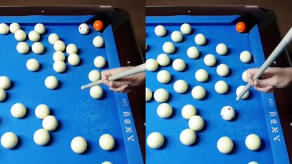 'Iranian pool shark nails unbelievable trick shot'