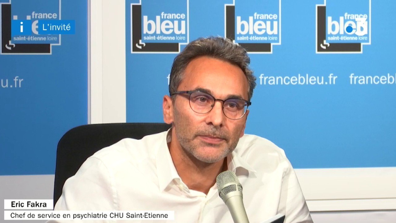 Éric Fakra, professeur au CHU de Saint-Étienne et chef de service en psychiatrie