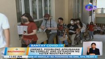 Jimenez: posibleng aprubahan ng Comelec ang extension ng voter registration | BT