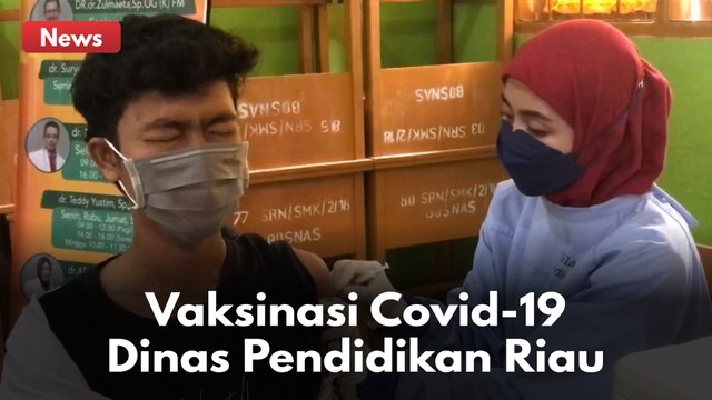 VAKSINASI MASSAL 5 SMK SWASTA DIPEKANBARU OLEH DINAS PENDIDIKAN PROVINSI RIAU !!
