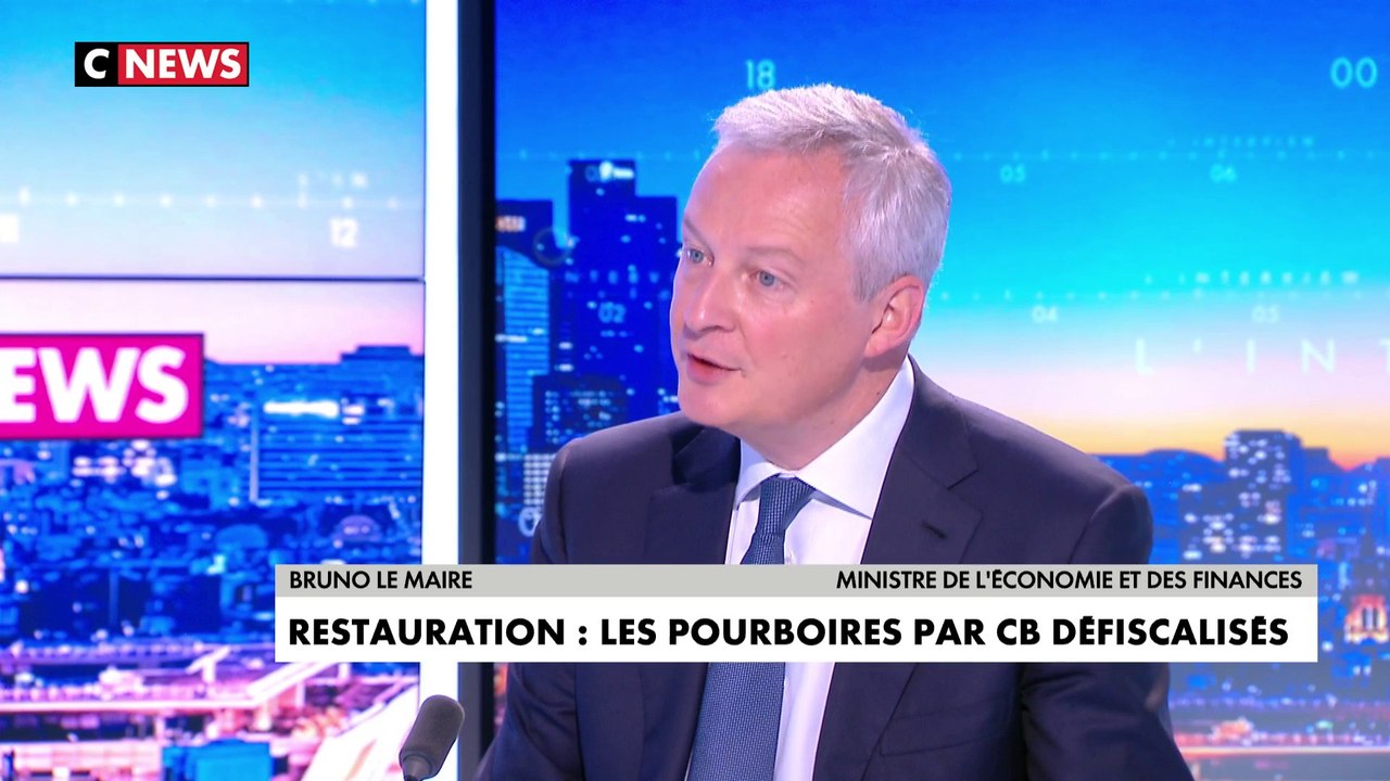 Bruno Le Maire : «Les pourboires vont être défi...