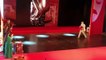 دنيا سمير غانم تبكي أثناء إلقاء كلمتها في افتتاح المهرجان القومي للمسرح