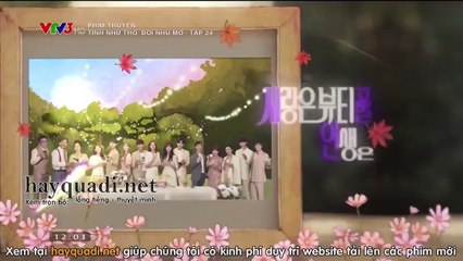 Tình Như Thơ - Đời Như Mơ Tập 24 - VTV3 thuyết minh tap 25 - Phim Hàn Quốc - Xem phim tinh nhu tho - doi nhu mo tap 24