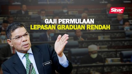 Gaji permulaan lepasan graduan rendah