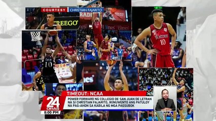 Christian Fajarito ng Colegio de San Juan de Letran, patuloy ang pag-ahon sa kabila ng mga pagsubok | 24 Oras