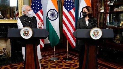 PM Modi, Kamala Harris exchange global regional developments; Probe intensifies in death of Seer Giri; Hardeep Puri visits victims of poll-violence; more