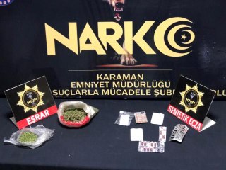 Karaman'da uyuşturucu ticareti yapan 4 kişi tutuklandı