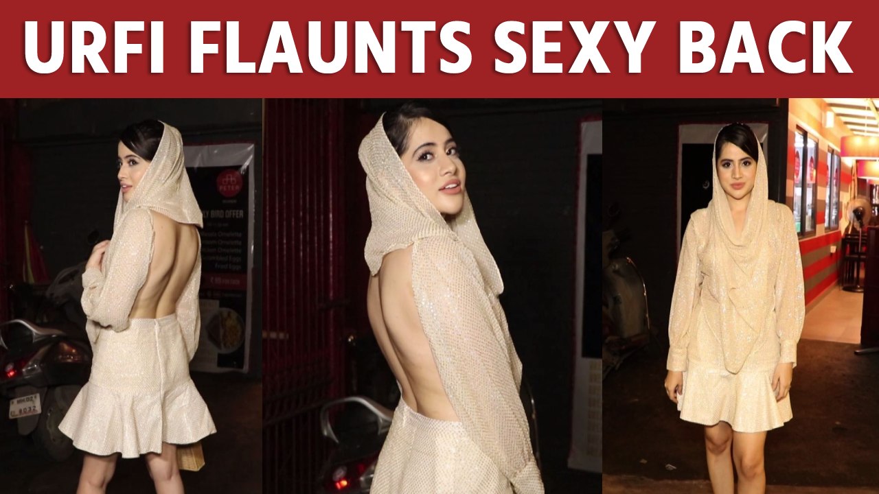 Urfi Javed makes heads turn in shimmery outfit
