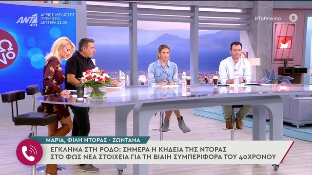 Έγκλημα στη Ρόδο:στο φως νέα στοιχεία για τη βίαιη συμπεριφορά του 40χρονου - Το Πρωινό - 24/09/2021