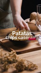 Patatas chips caseras