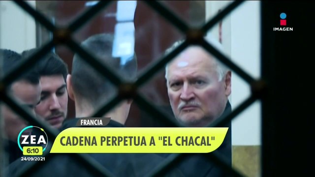 Condena de cadena perpetua a El Chacal
