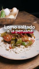 Lomo saltado a la peruana