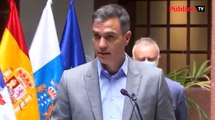 Sánchez anuncia un paquete de medidas para paliar los daños de la erupción del volcán en La Palma