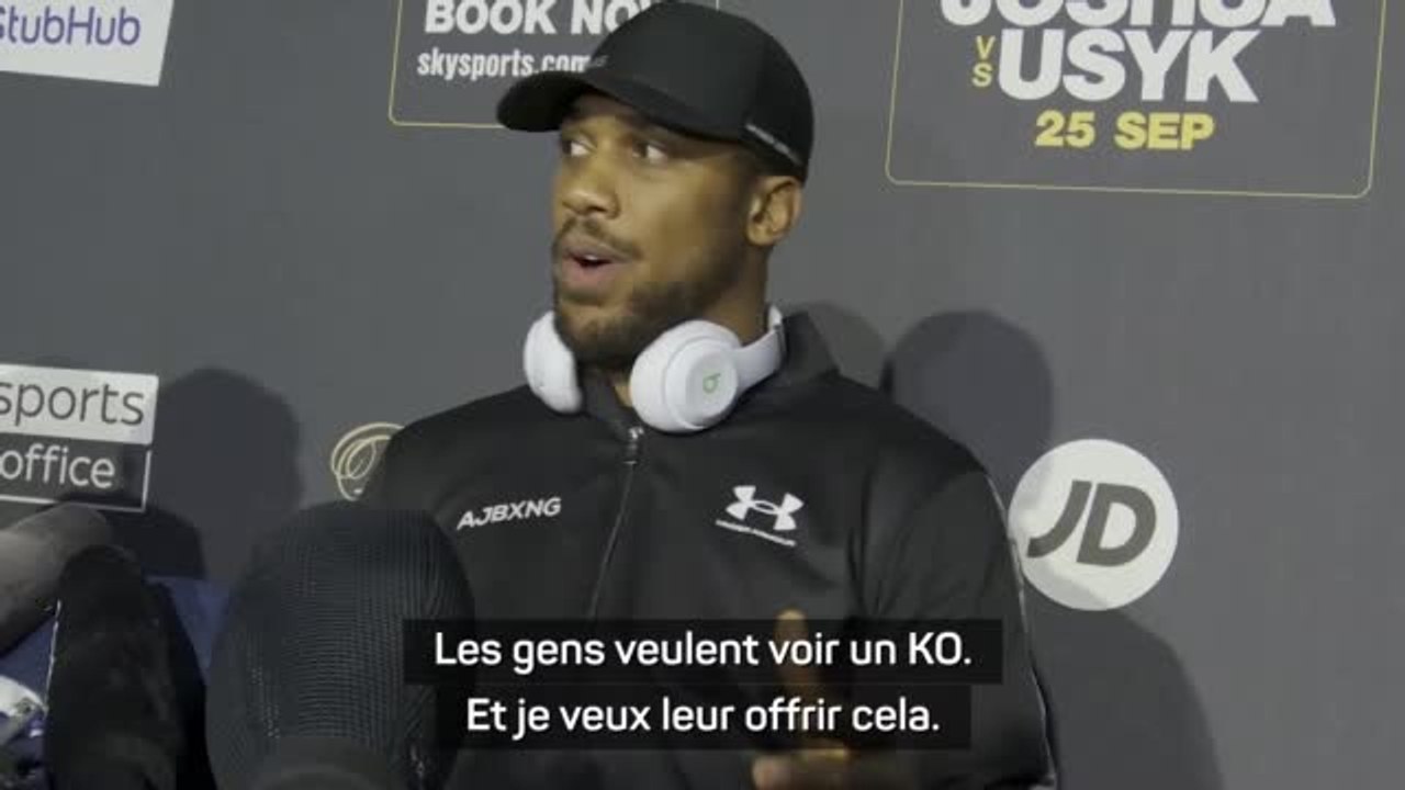 Poids lourds - Joshua : "Je vais chercher le KO"