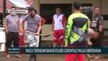 Pasca Terendam Banjir, Polres Gorontalo Mulai Dibersihkan