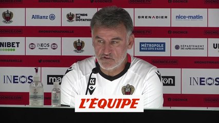Galtier : « Ça doit le (Gouiri) faire grandir » - Foot - L1 - Lille