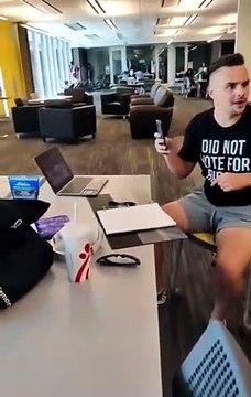 BLMers accost two white college students because they had a “Police Lives Matter” sticker on laptop