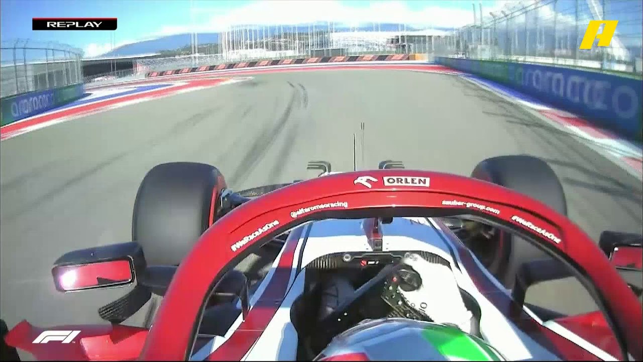 لحظة رفع العلم الأحمر بسبب حادث جوفيناتزي