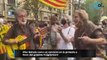 Pilar Rahola como un cencerro en la protesta a favor del golpista Puigdemont