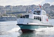 Haliç Tersanesi'nde yapılan 8 deniz taksi suya indirildi
