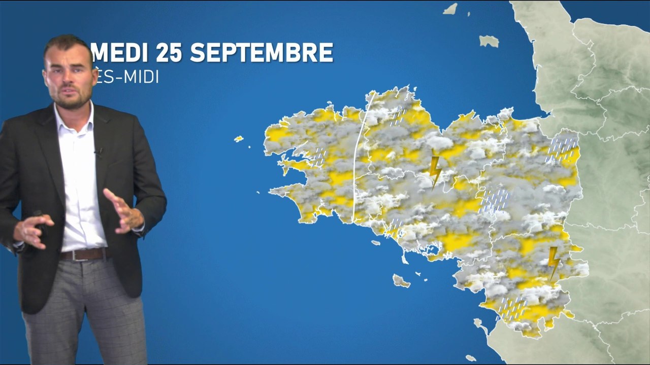 Bulletin météo pour le samedi 25 septembre 2021