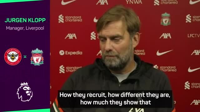 Klopp in awe of Thomas Frank and Brentford ahead of weekend clash