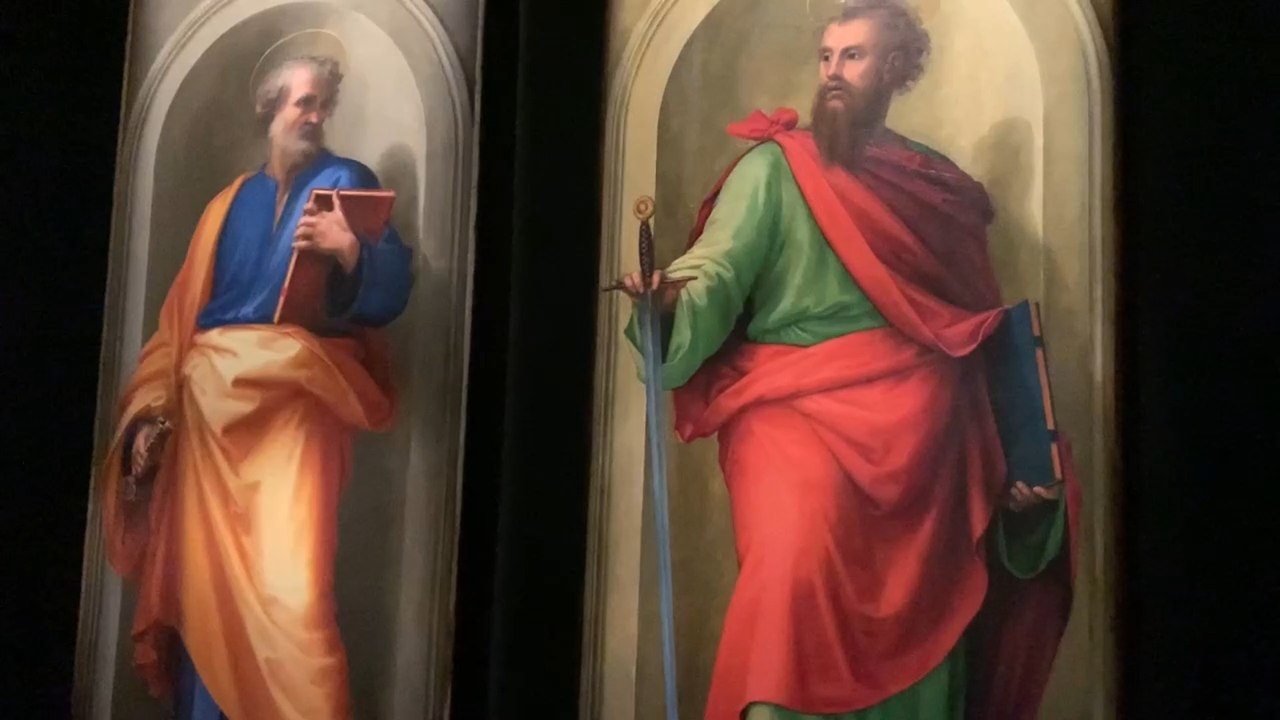 Los Museos Vaticanos incluyen la obra de San Pedro y San Pablo tras su restauración