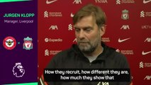 Klopp in awe of Thomas Frank and Brentford ahead of weekend clash