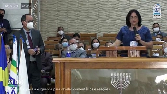 Damares Alves explica o motivo de não sentar na cadeira de ministra