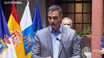 Pedro Sánchez habla sobre los planes de reconstrucción de La Palma y el caso Puigdemont
