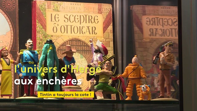 À Toulouse, une exceptionnelle collection Tintin vendue aux enchères