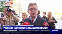 Jean-Luc Mélenchon au sujet du procès de l'ultradroite: 