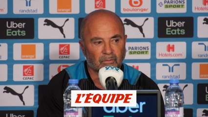 «C'est un pas en arrière» - Foot - L1 - OM - Sampaoli sur les débordements