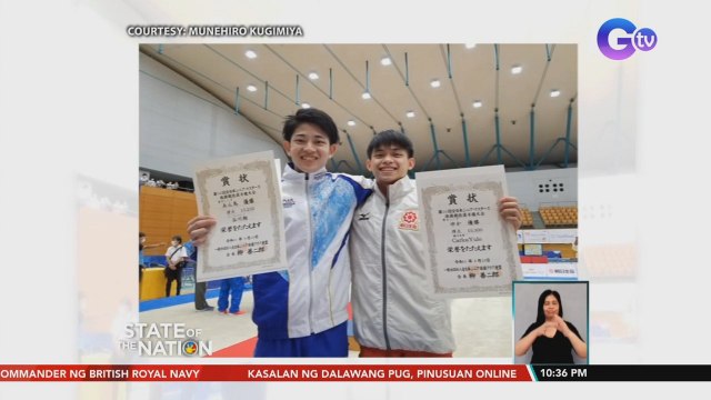 Pinoy gymnast Carlos Yulo, nakakuha ng dalawang medalya sa 2021 all-Japan senior and masters gymnastics championship | SONA